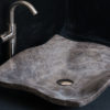 Rechteckiges Waschbecken aus Marmor „Carta Emperador“