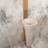 Lavabo a colonna in travertino "Cono CH"