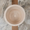 Lavabo a colonna in travertino "Cono CH"