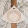 Travertine corner washbasin "Corner"