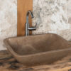 Rectangular travertine sink “Crib SC”