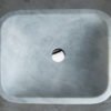 Rechteckiges Waschbecken aus Marmor „Crib Grey“
