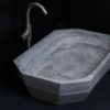 Lavabo di design in travertino "Daymo Ice"
