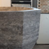 Travertine bathtub "Daymo Ice"