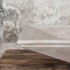 Recessed travertine washbasin "Greve"