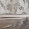 Recessed travertine washbasin "Greve"