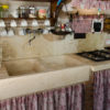 Lavello in travertino "Country"
