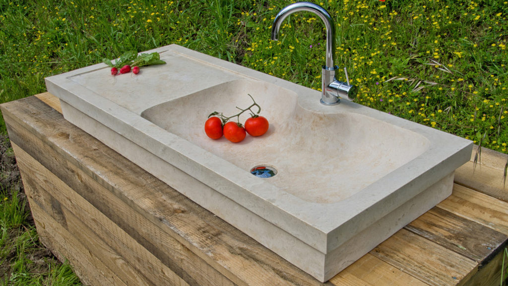 Travertine sink “Village”