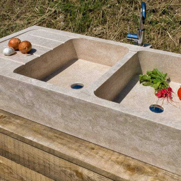 Travertine sink “Country”