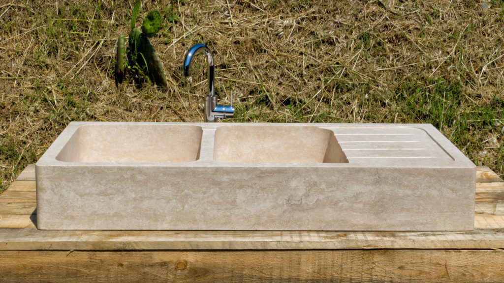 Travertine sink “Country”