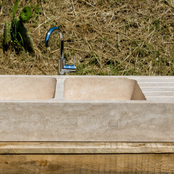 Spüle aus Travertin „Country“ - Pietre di Rapolano