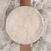 Light travertine washbasin “Fonterutoli”