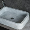 Rectangular marble washbasin "Farm B GR"