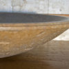 Round dark travertine washbasin “Fonterutoli SC”