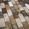 Mosaico in travertino "5,0x10,0 Tuscany Mix" Ciottolo