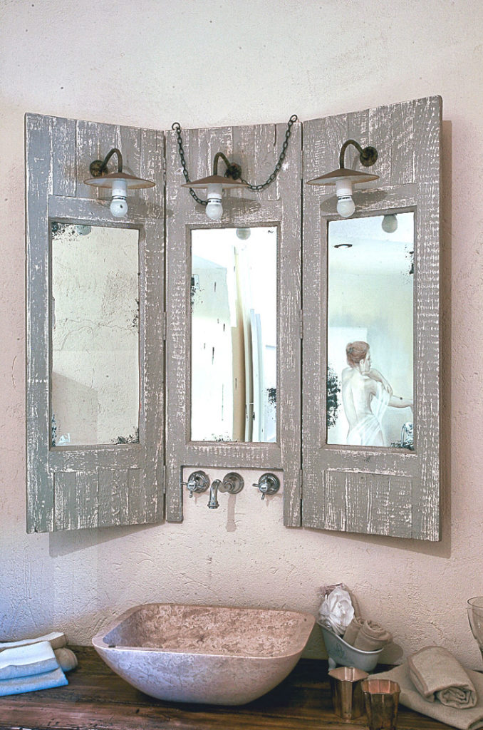 Rechteckiges Waschbecken aus Travertin „Crib SC“