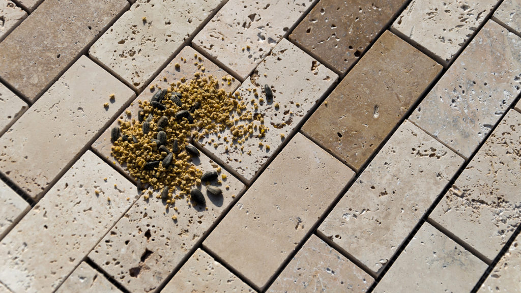 Mosaik aus Travertin „5,0x10,0 Tuscany Mix“ geschliffen