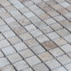 Mosaico in travertino "2,5x2,5 Multicolor" Rustico