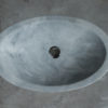 Lavandino ovale in marmo "Ovetto New Grey"