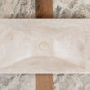 Designer travertine washbasin "Radda"