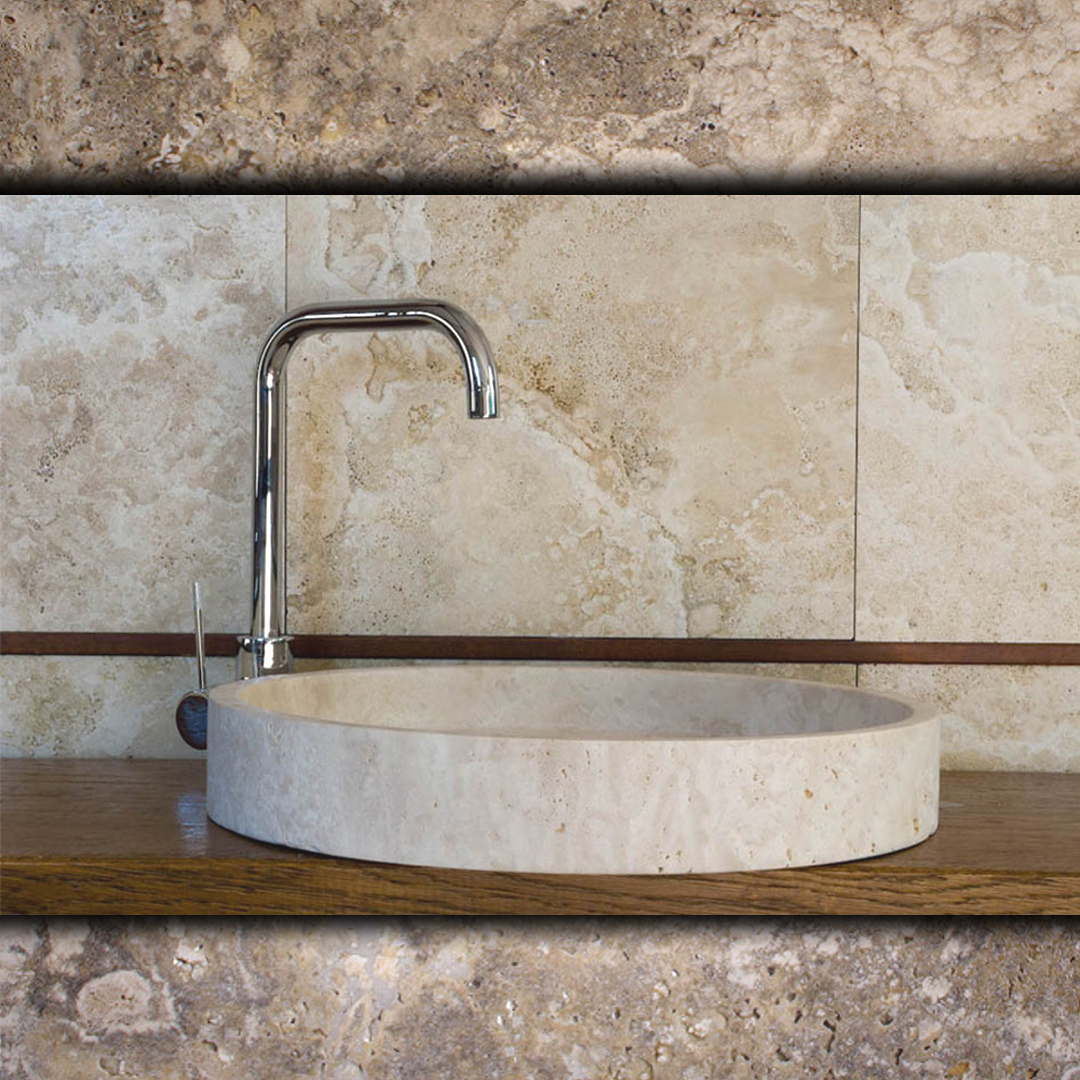 lavabo dish lavandino rotondo in travertino quot round dish quot pietre di lavabo dish lavandino rotondo in travertino quot round dish quot pietre di