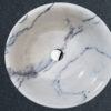 Round marble washbasin "Simple Lilac"