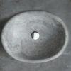 Lavabo in travertino grigio "Vaschetta Ice"