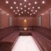 Lavabo alto in travertino "Hammam"