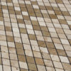 Mosaico in travertino "Arlecchino Tuscany Mix" Levigato