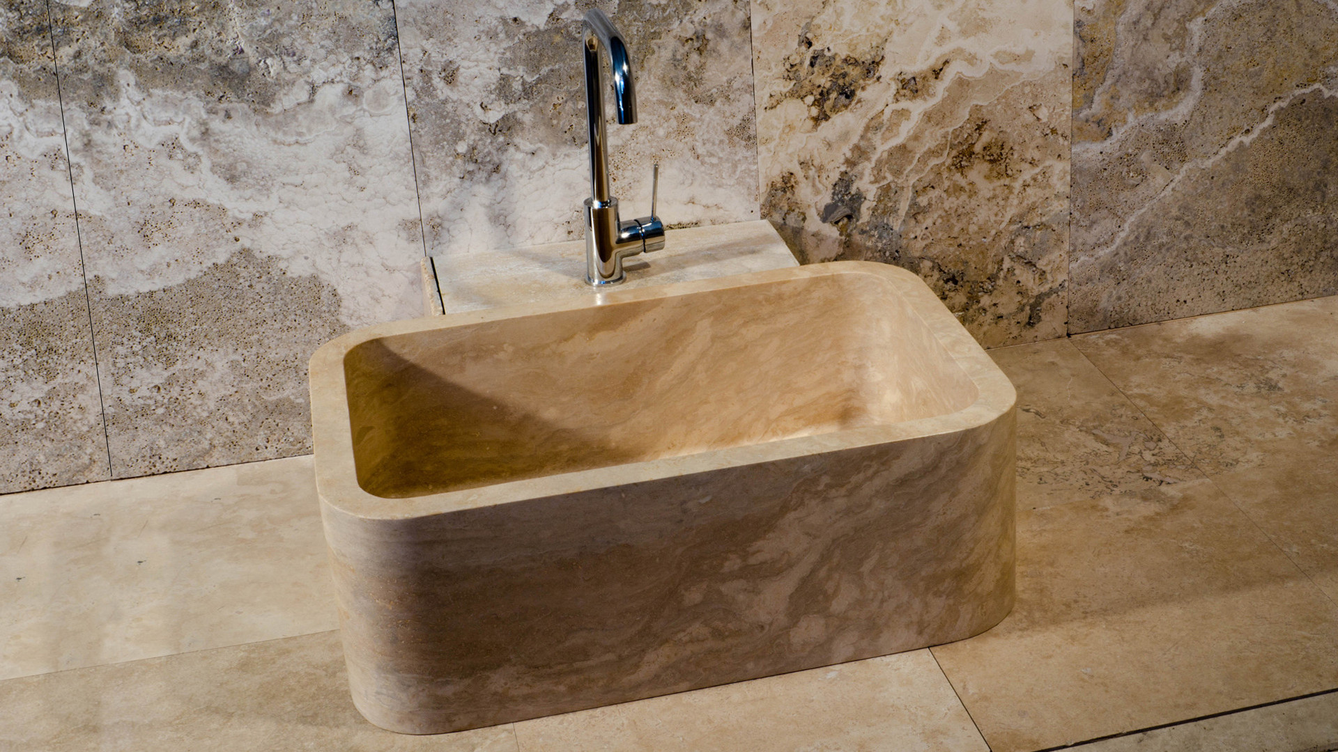 Travertine Washbasin Farm