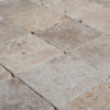 Mattonelle in travertino "10,0x10,0 Avana Mix" Ciottolo