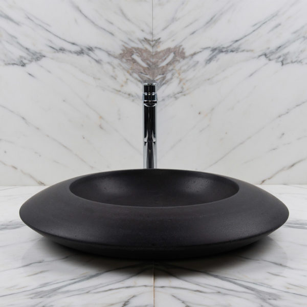 Round basalt washbasin "Enterprise BS"