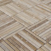 Mosaico in travertino "Mini Planks HF" Moderno
