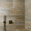 Vein-cut travertine "Zebra Silver Grey"