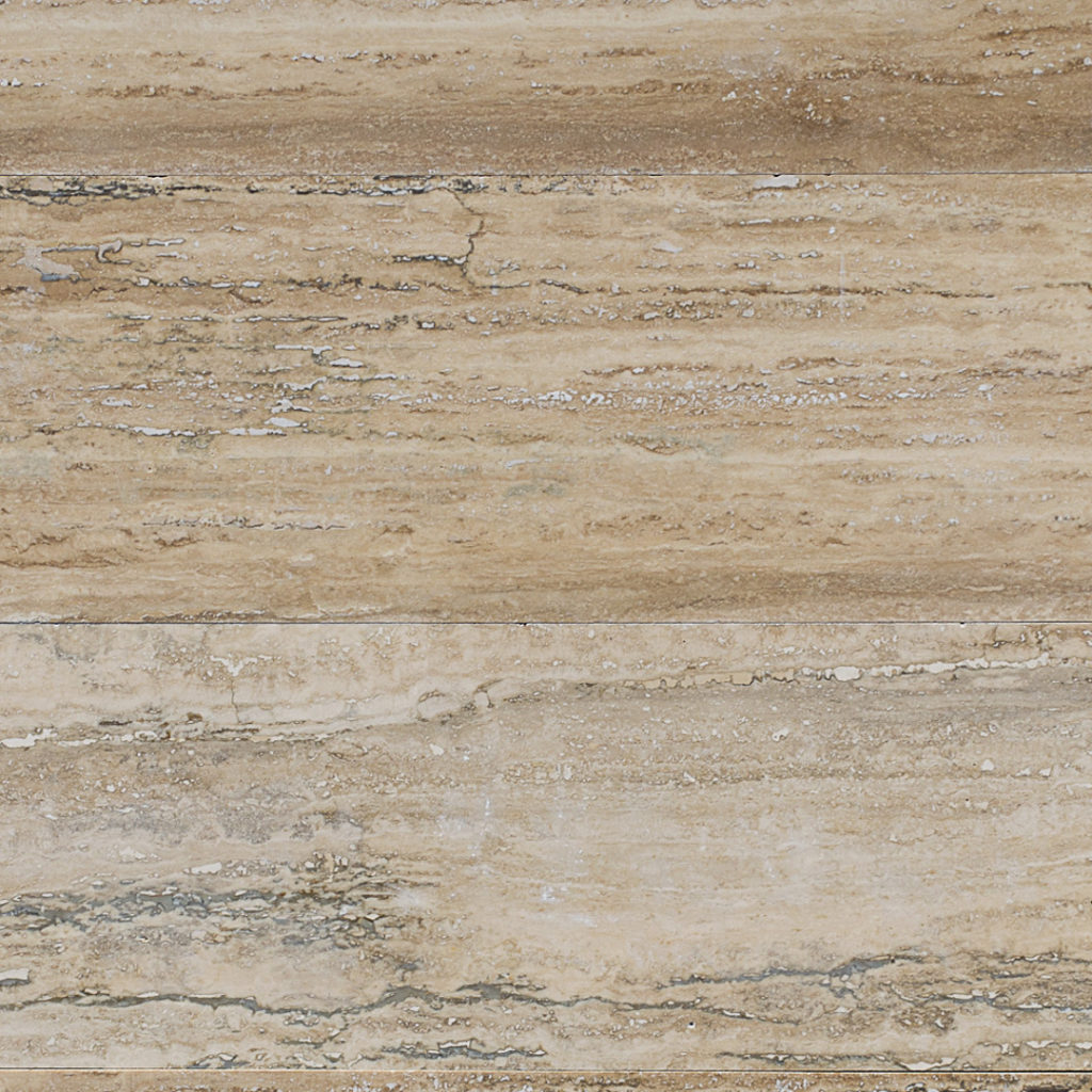 Vein-cut travertine “Zebra Terra Chiara”