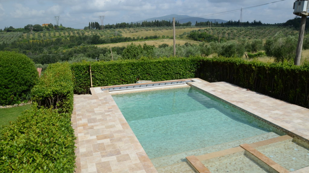 Rivestimento Piscina in Travertino Avana Mix - Pietre di Rapolano