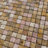 Mosaico in travertino "3x3cm Coral Mix" Rustico