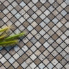 Mosaico in travertino "2,5x2,5 Tuscany Mix" Ciottolo