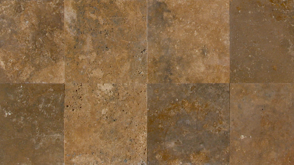 Cross-cut travertine "Becagli Scuro"