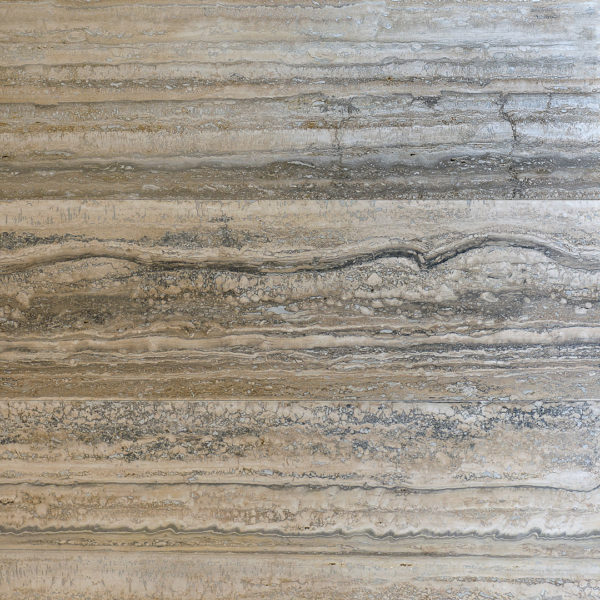 Vein-cut travertine "Zebra Silver Grey"