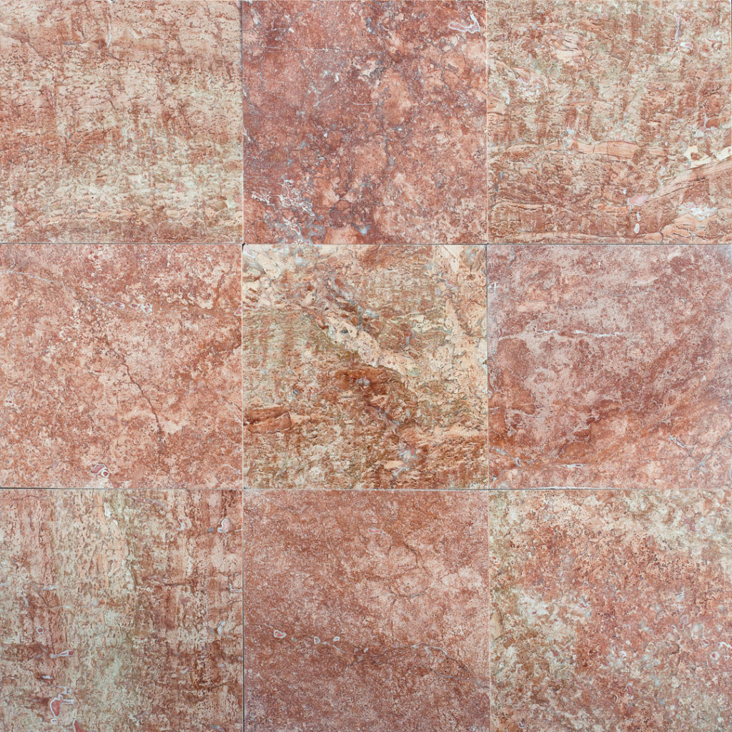 Cross-cut travertine “Rosa Corallo”