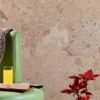 Cross-cut travertine "Leather Brown"