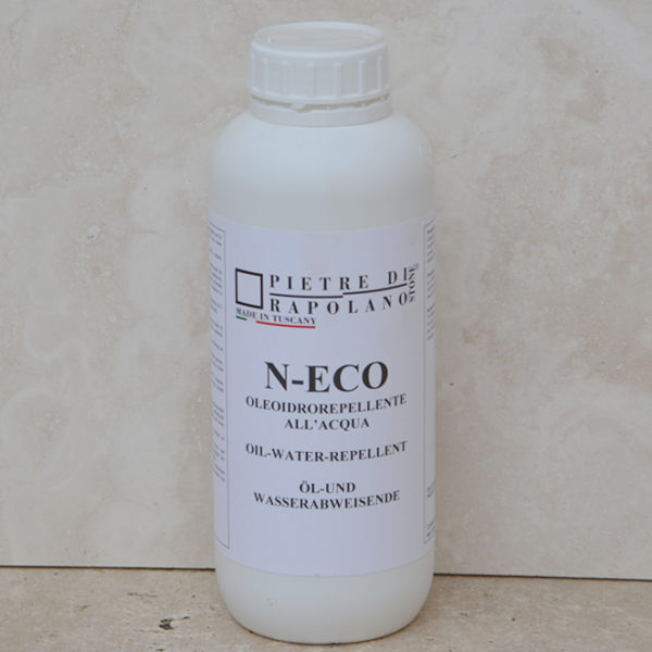 “N-Eco” water-based treatment for travertine