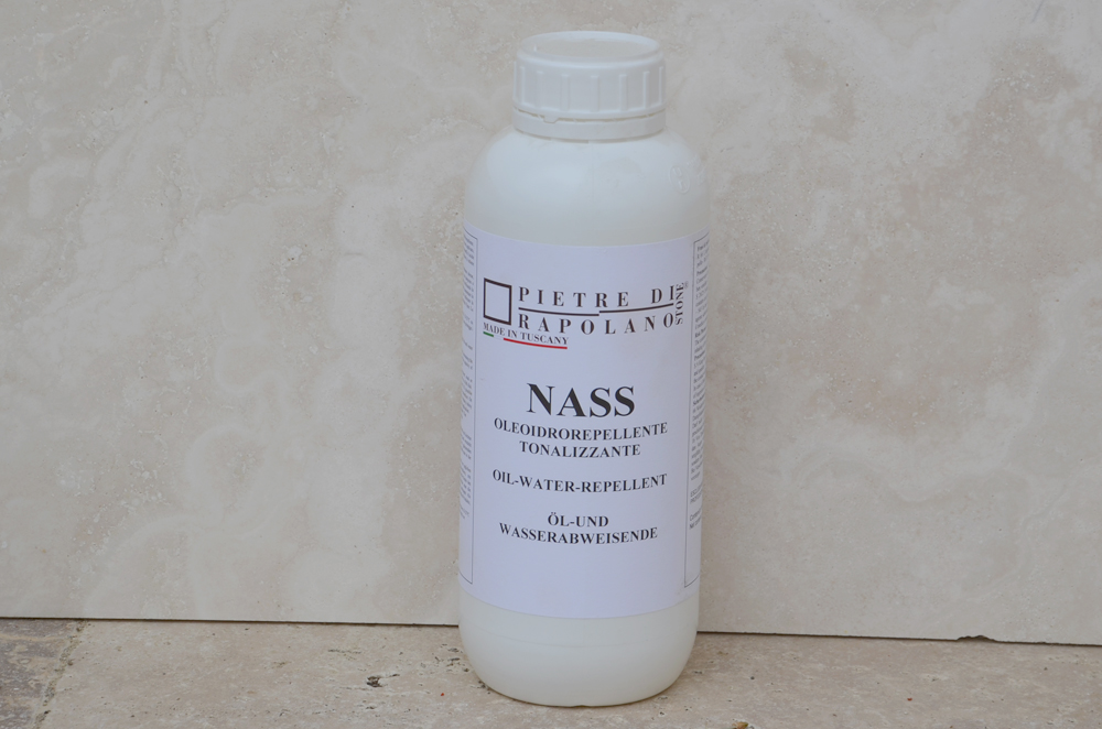 “NASS” alcohol-based treatment for travertine