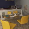 Vein-cut travertine "Zebra Gold"