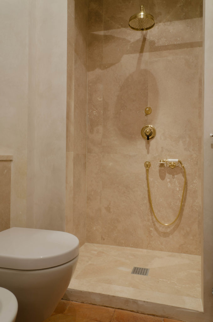 Stone shower trays