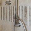 Mosaico in travertino "Planks Tuscany Mix" Moderno