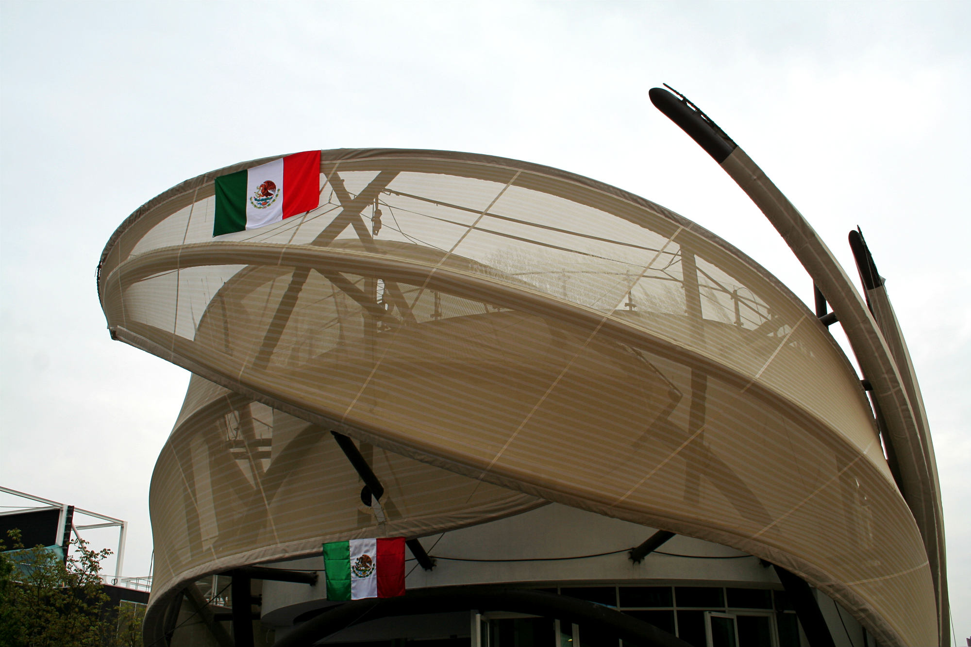 Padiglione Messico, cantiere EXPO 2015 a Milano