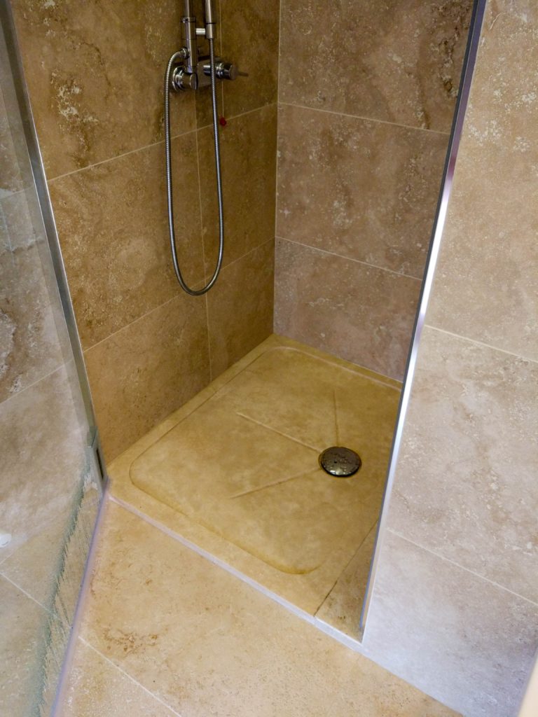 Stone shower trays