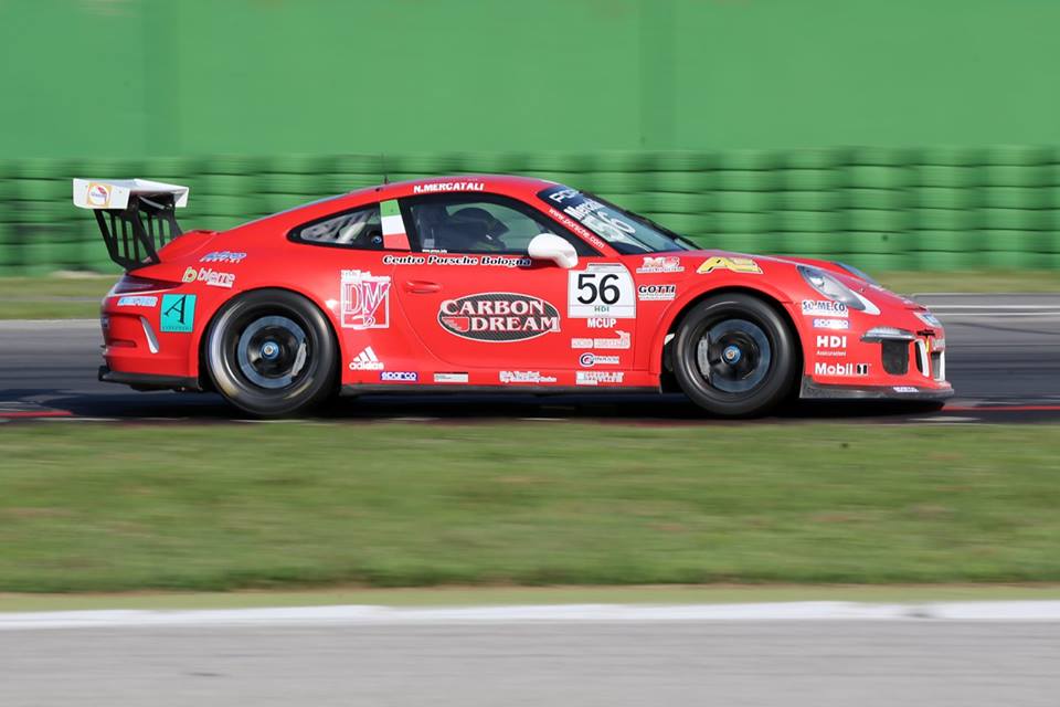 niccolò mercatali porsche cup sponsorizzazione gara auto